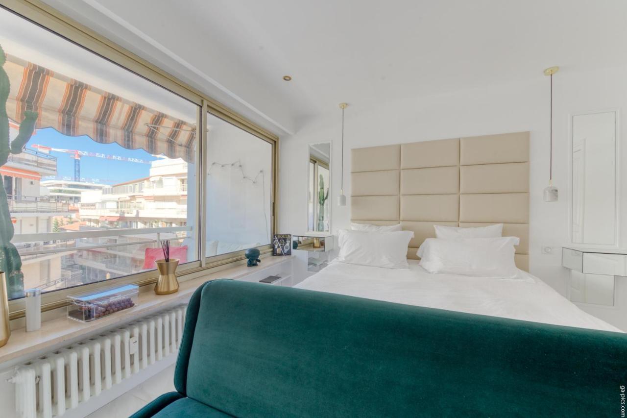 Luxury Maubourg - Vue Mer - Croisette 50M Plage - Clim - Terrasse Cannes Exteriér fotografie